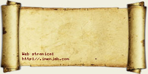 Andrija Jazački vizit kartica